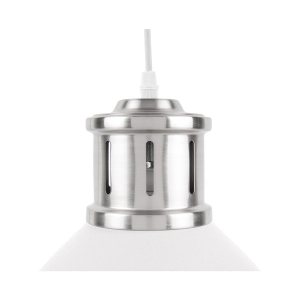 Biała lampa wisząca z elementami w kolorze srebra Leitmotiv Refine, ⌀ 33 cm-image-3
