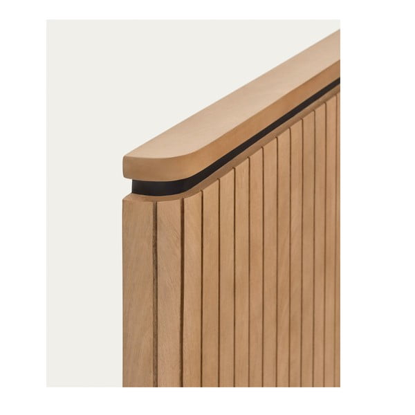 Zagłówek z litego drewna mango w naturalnym kolorze 180x95 cm Licia – Kave Home-image-4