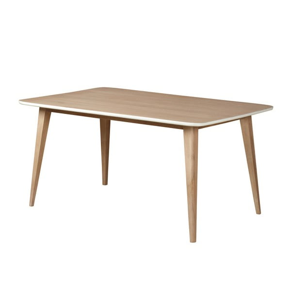 Stół z litego drewna mango Woodjam Play Light, 160 cm