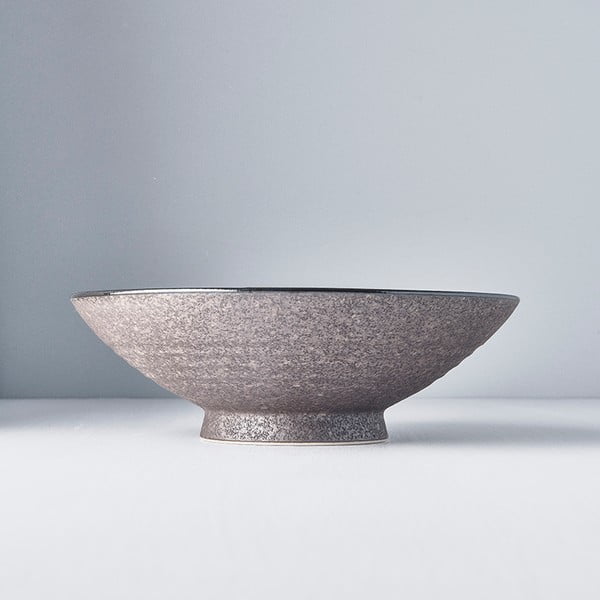 Beżowa wysoka miska ceramiczna na zupę MIJ Earth, ø 24 cm-image-2