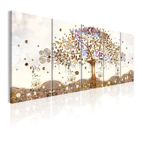 Obraz na płótnie Artgeist Dazzling Tree, 225x90 cm