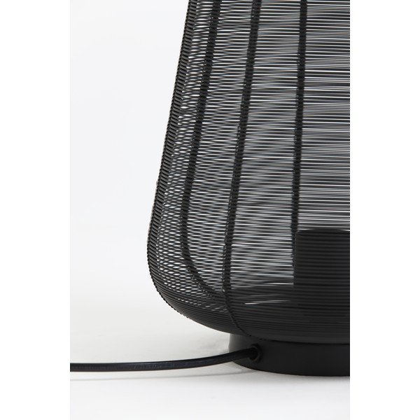 Czarna lampa stołowa (wysokość 26 cm) Adeta – Light & Living-image-4