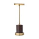 Lampa stołowa LED w kolorze złota ze ściemniaczem i metalowym kloszem (wysokość 30 cm) Chico – Bloomingville