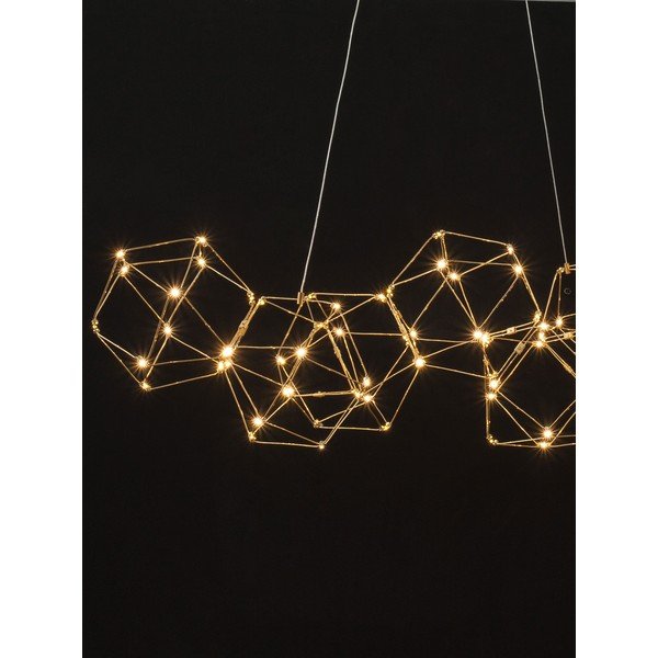 Aluminiowa lampa wisząca LED w kolorze złota Nebula – Nova Luce-image-3