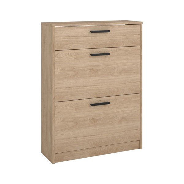 Uchylna szafka na buty w dekorze dębu w naturalnym kolorze 70x94x24 cm Escape – Tvilum
