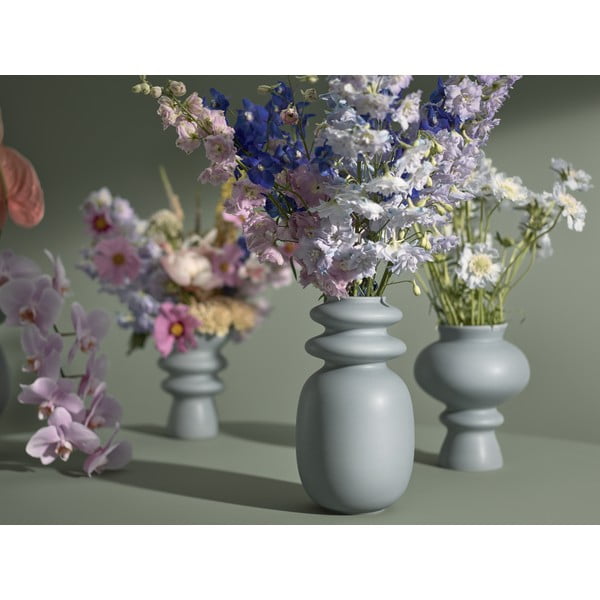 Niebieskoszary ceramiczny wazon Kähler Design Kontur, wys. 29 cm-image-1