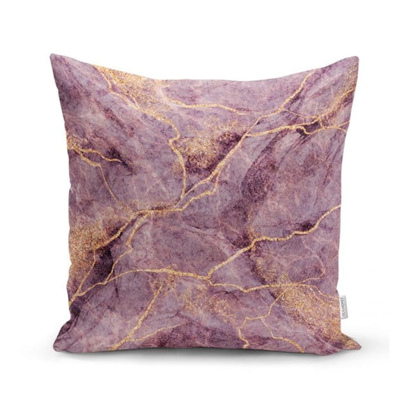 Poszewka na poduszkę Minimalist Cushion Covers Lilac Marble, 45x45 cm