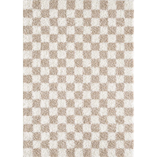 Beżowy/kremowy dywan 160x230 cm Grida – ESTE