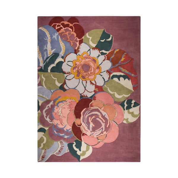Różowy ręcznie tkany dywan Flair Rugs Rosa Lifestyle, 160x230 cm