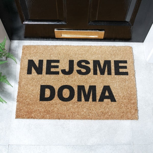 Wycieraczka z włókna kokosowego 40x60 cm Nejsme Doma – Artsy Doormats-image-2