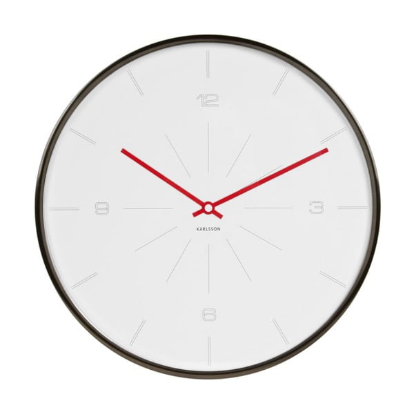 Biały zegar Karlsson Line