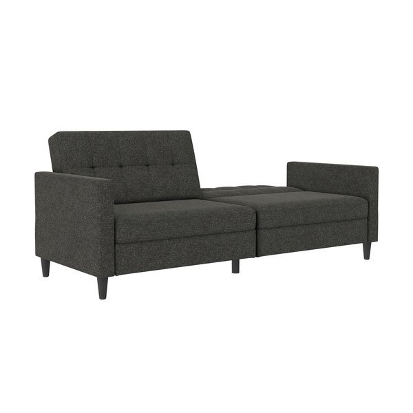 Szara rozkładana sofa 82 cm Hartford – Støraa-image-3