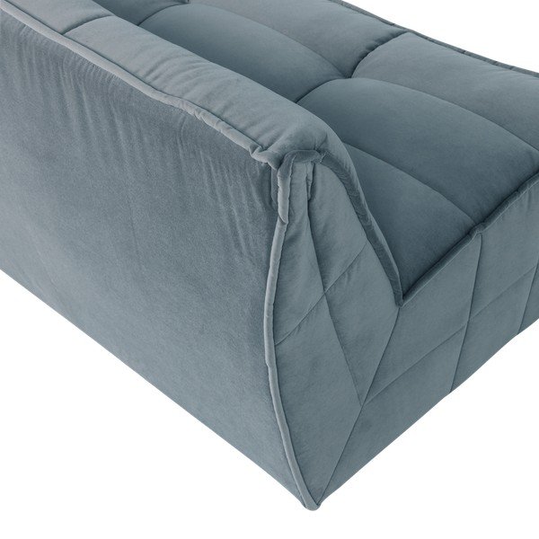 Niebieska aksamitna sofa 204 cm Cluster – vtwonen-image-4