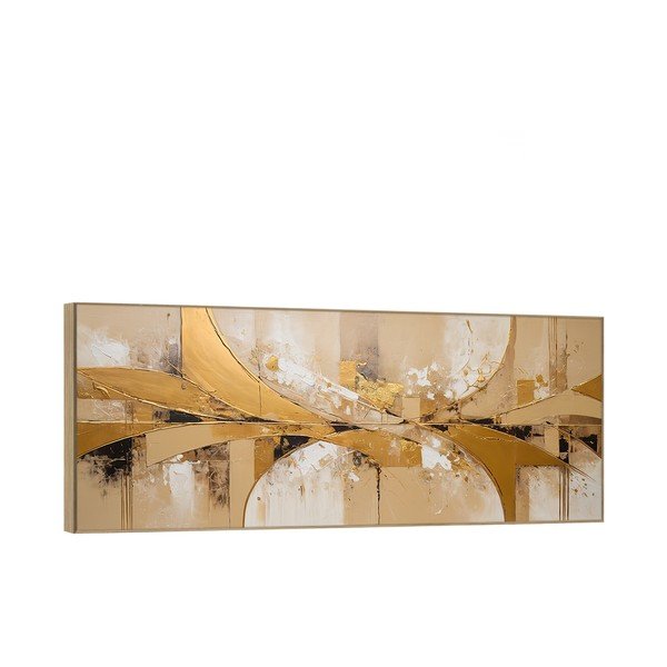 Obraz 150x60 cm Gold Abstraction-image-2