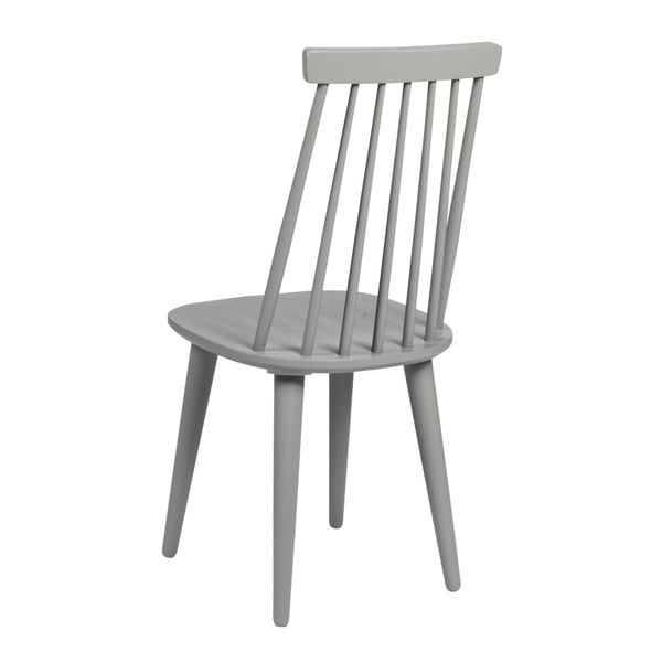 Jasnoszare krzesło do jadalni z drewna kauczukowca Rowico Lotta-image-4