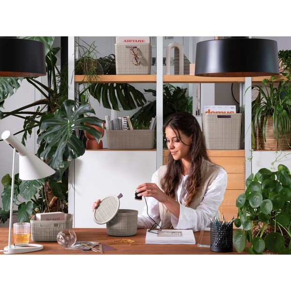 Plastikowy koszyk ø 17x13 cm Jute – Curver-image-1