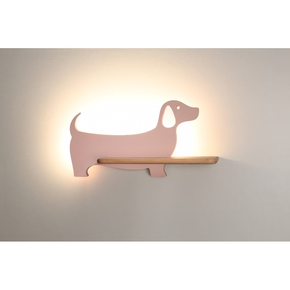 Różowa lampa dziecięca Dog – Candellux Lighting (zdjęcie 5)