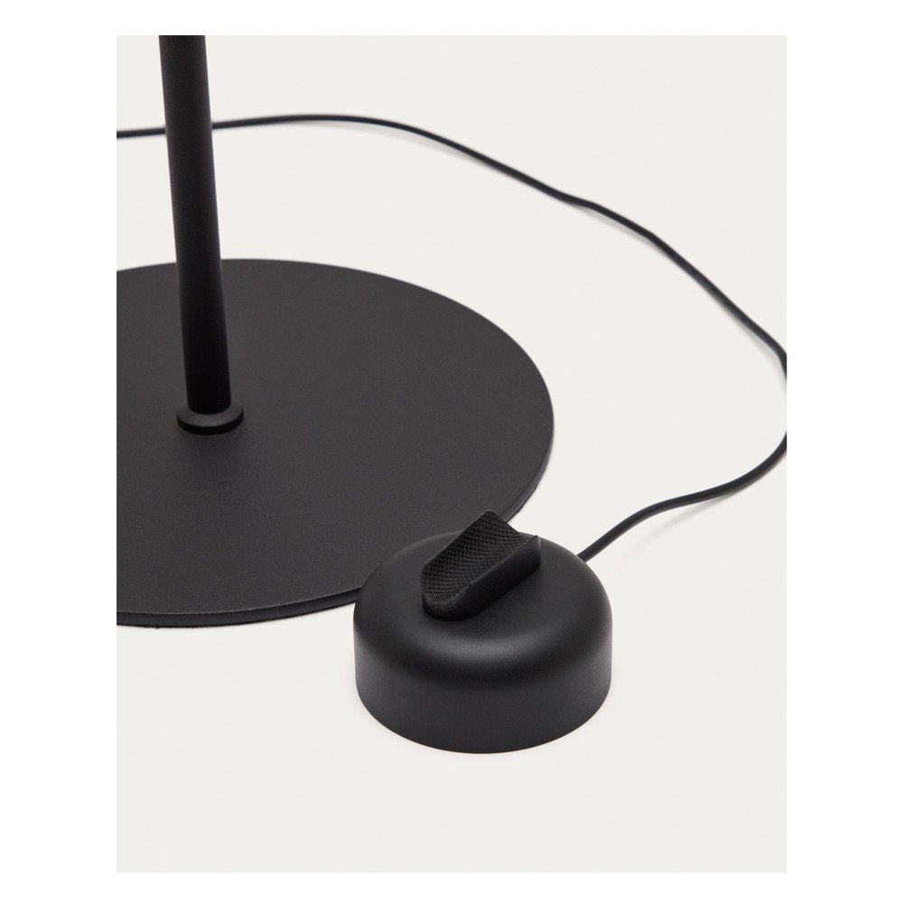 Czarna lampa stojąca LED ze ściemniaczem (wysokość 160 cm) Orey – Kave Home (zdjęcie 8)