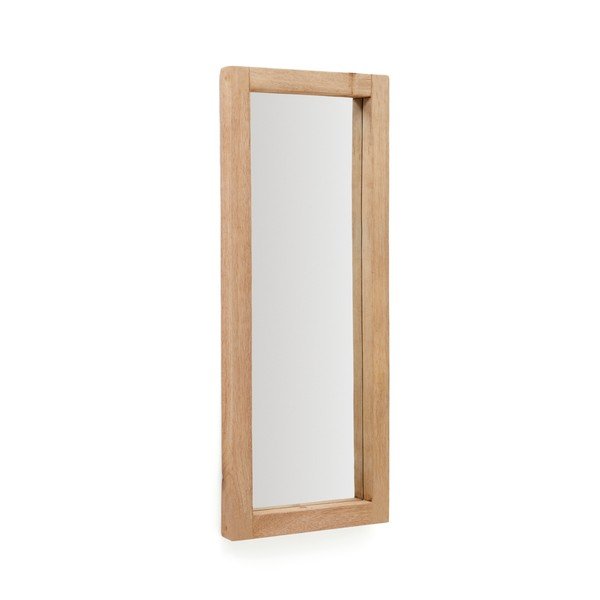 Lustro z drewnianą ramą ścienne 50x120 cm Maden – Kave Home