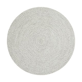 Białobeżowy okrągły dywan odpowiedni na zewnątrz ø 150 cm – NORTHRUGS