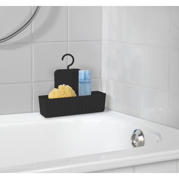 Czarna wisząca półka łazienkowa Minas – Allstar-image-1