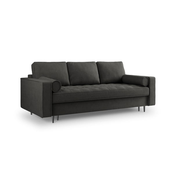 Ciemnoszara rozkładana sofa Milo Casa Santo-image-3