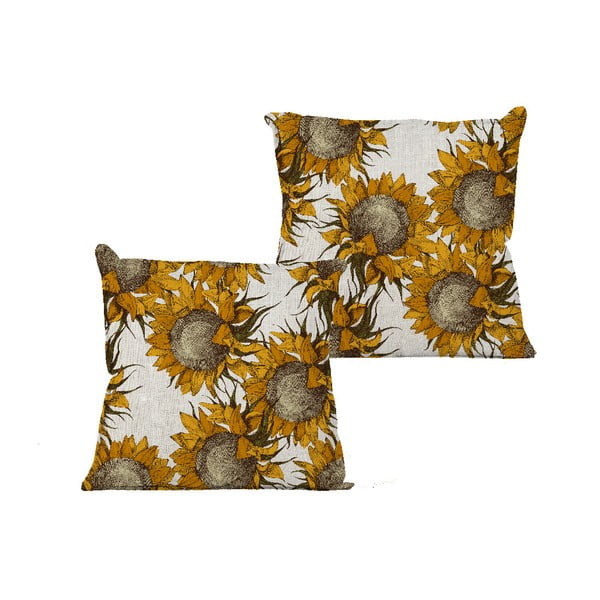 Poszewka na poduszkę Really Nice Things Sunflower, 45x45 cm