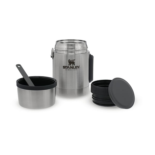 Termos na jedzenie ze stali nierdzewnej w kolorze srebra 530 ml Adventure – Stanley-image-2