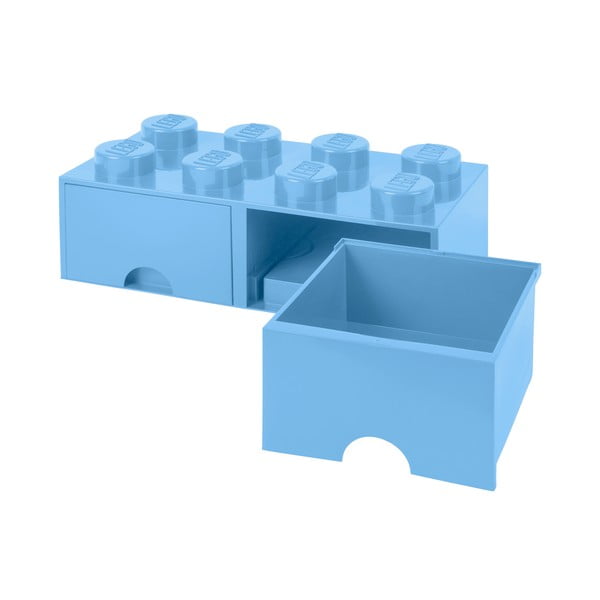Jasnoniebieski pojemnik z 2 szufladami LEGO®-image-4
