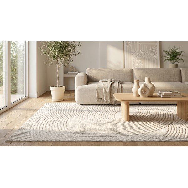 Kremowy dywan 120x170 cm Zephyr – ESTE-image-3