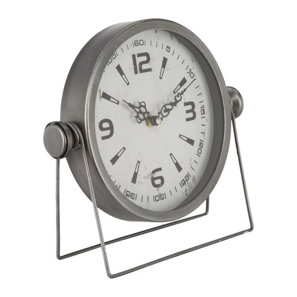 Zegar stołowy Mauro Ferretti Pull Silver, 25x23,5 cm
