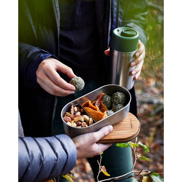 Lunchbox 2 szt. z podziałką Bento – Black + Blum-image-1