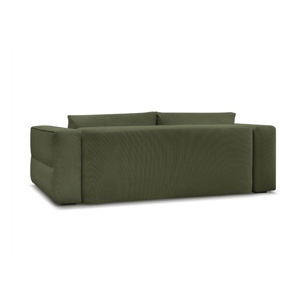 Zielona rozkładana/ze schowkiem sofa 265 cm Ezechiel – Bobochic Paris-image-4