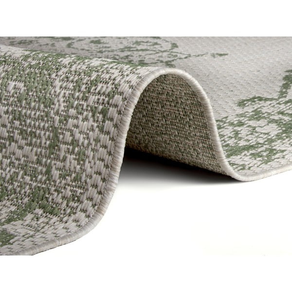 Zielono-beżowy dywan odpowiedni na zewnątrz Ragami Oslo, 80x150 cm-image-1