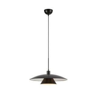 Czarna lampa wisząca z metalowym kloszem ø 50 cm Millinge – Markslöjd