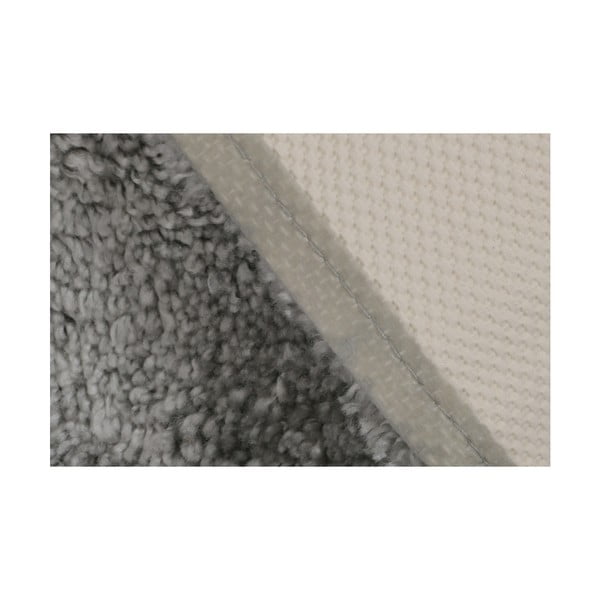 Szary dywanik łazienkowy Confetti Miami, 50x57 cm