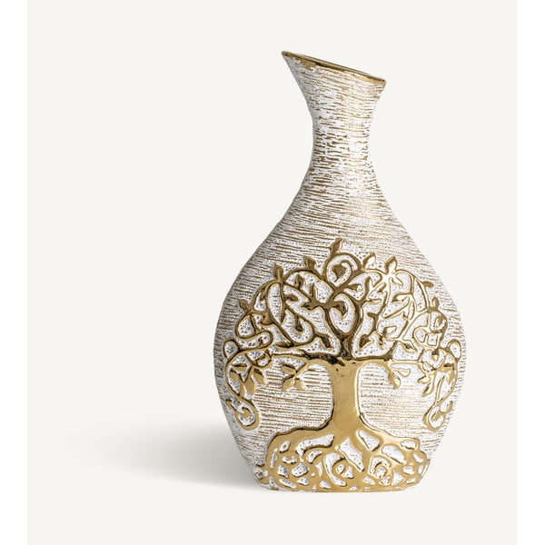 Ceramiczny wazon w kolorze złota Tree – Burkina