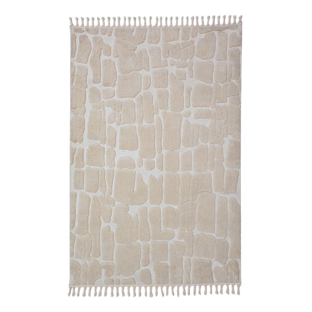 Kremowy dywan 133x190 cm Esra Cobbled – Flair Rugs