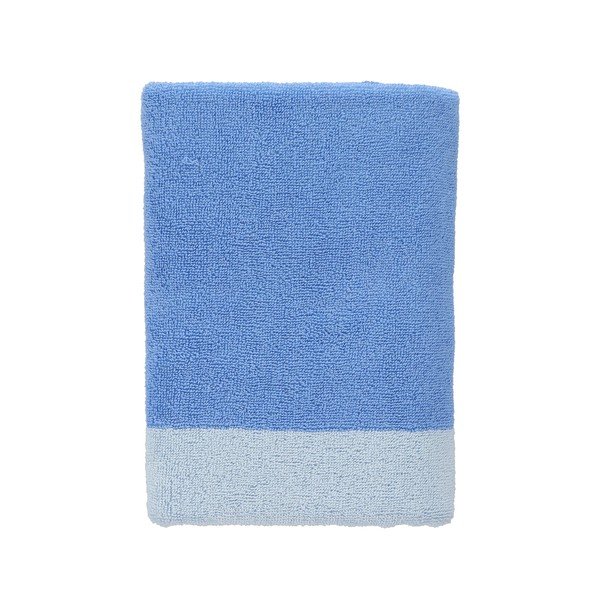 Niebieskie bawełniane ręczniki kąpielowe zestaw 2 szt. frotte 50x100 cm Pixie – ONA