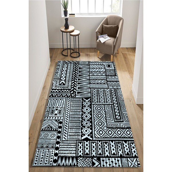 Niebieski chodnik 200x80 cm Modern Design – Rizzoli-image-1