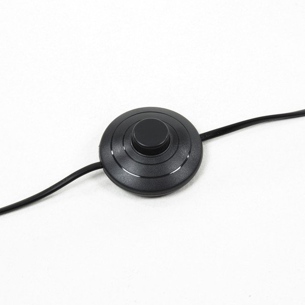 Biała lampa stojąca z tekstylnym kloszem (wysokość 189 cm) May – Kave Home-image-4