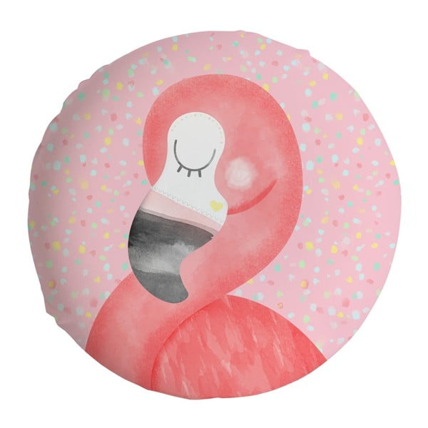Poduszka Pooch Flamingo, 48x48 cm