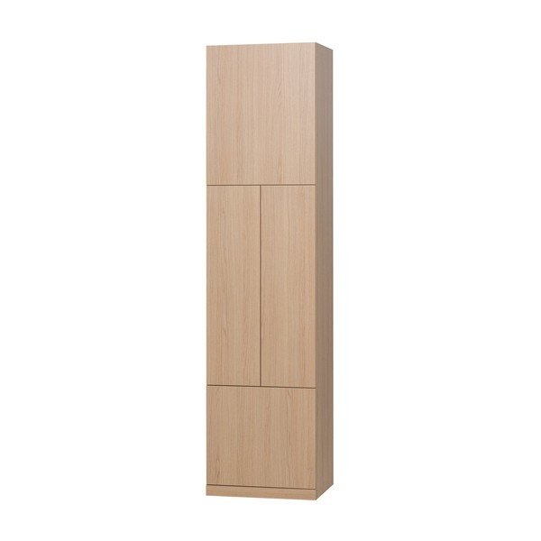 Szafka modułowa w naturalnym kolorze 54x215 cm Build – WOOOD