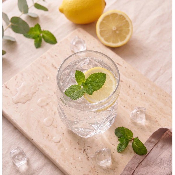Szklanki zestaw ze szkła borokrzemowego 6 szt. 400 ml Geo – Vialli Design-image-2