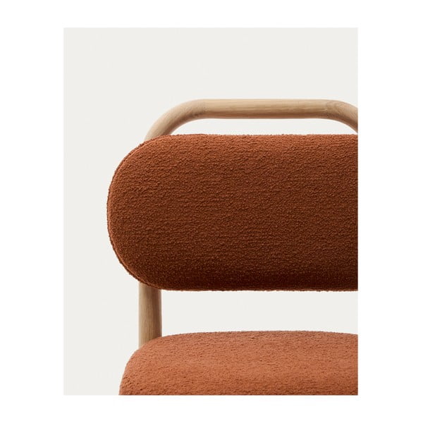 Krzesło dziecięce w kolorze terakoty Helda – Kave Home-image-3
