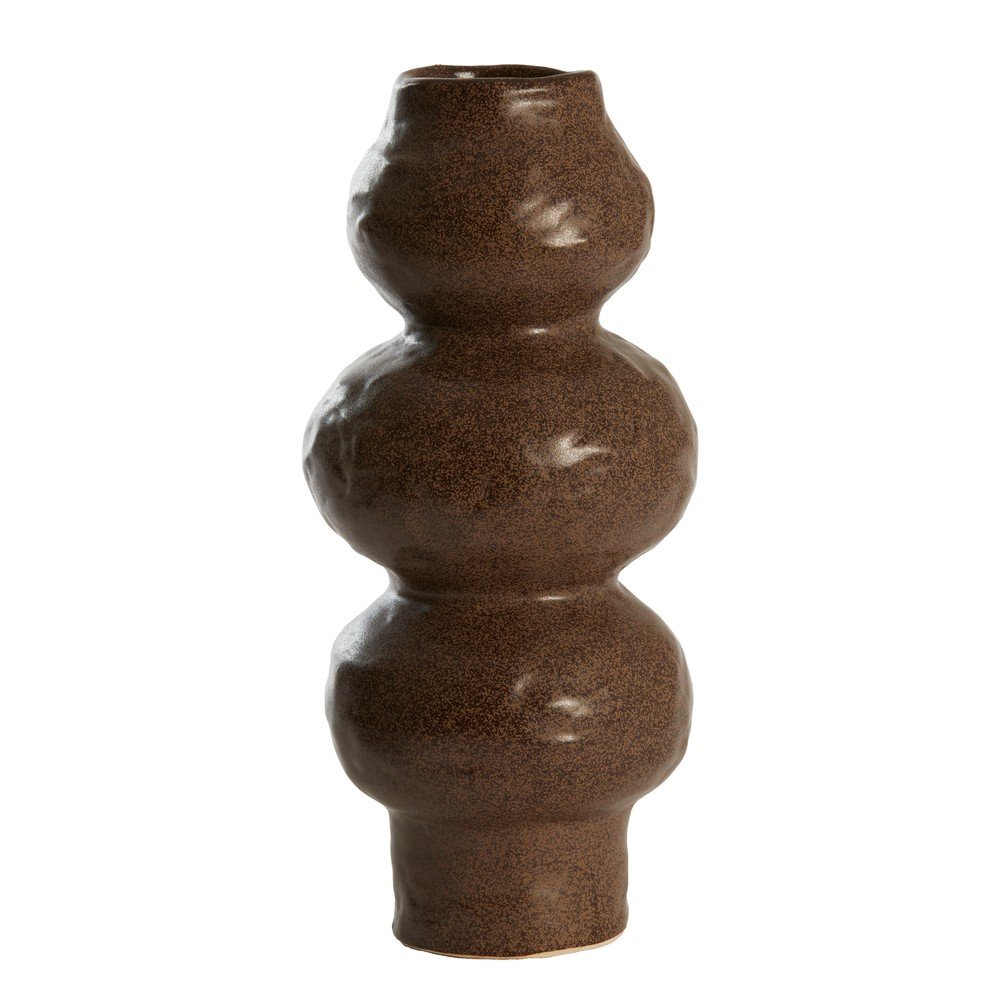 Brązowy ceramiczny wazon (wysokość 33,5 cm) Rogano – Light & Living