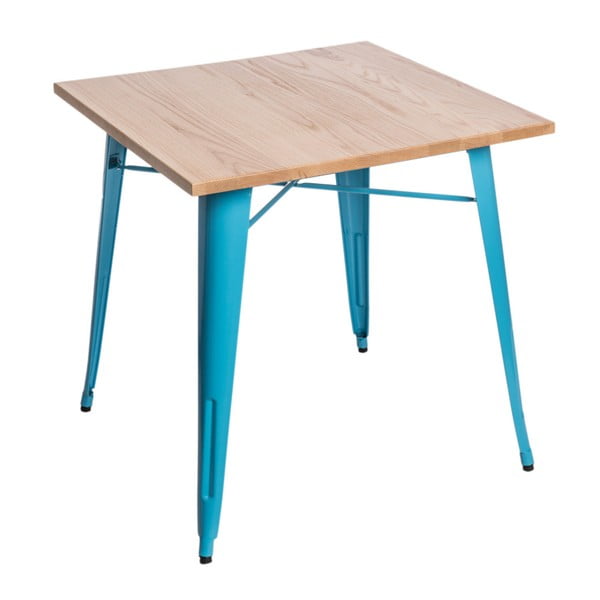 Niebieski stół D2 Paris Ash Wood