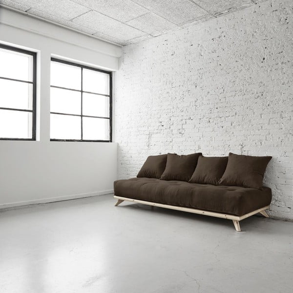 Sofa Senza Natural/Choco Brown-image-1