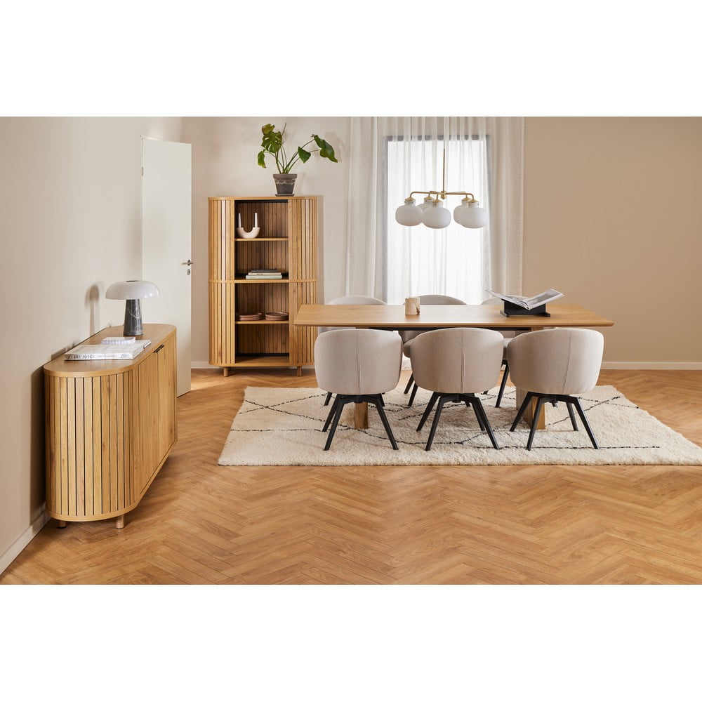 Stół z blatem w dekorze dębu 100x210 cm Colima – Actona (zdjęcie 5)