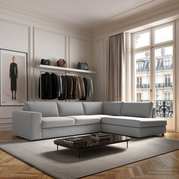 Jasnoszary narożnik (prawostronny/w kształcie litery L) Baga – Rodier-image-1